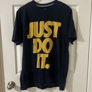 Nike Black and Yellow T-shirt